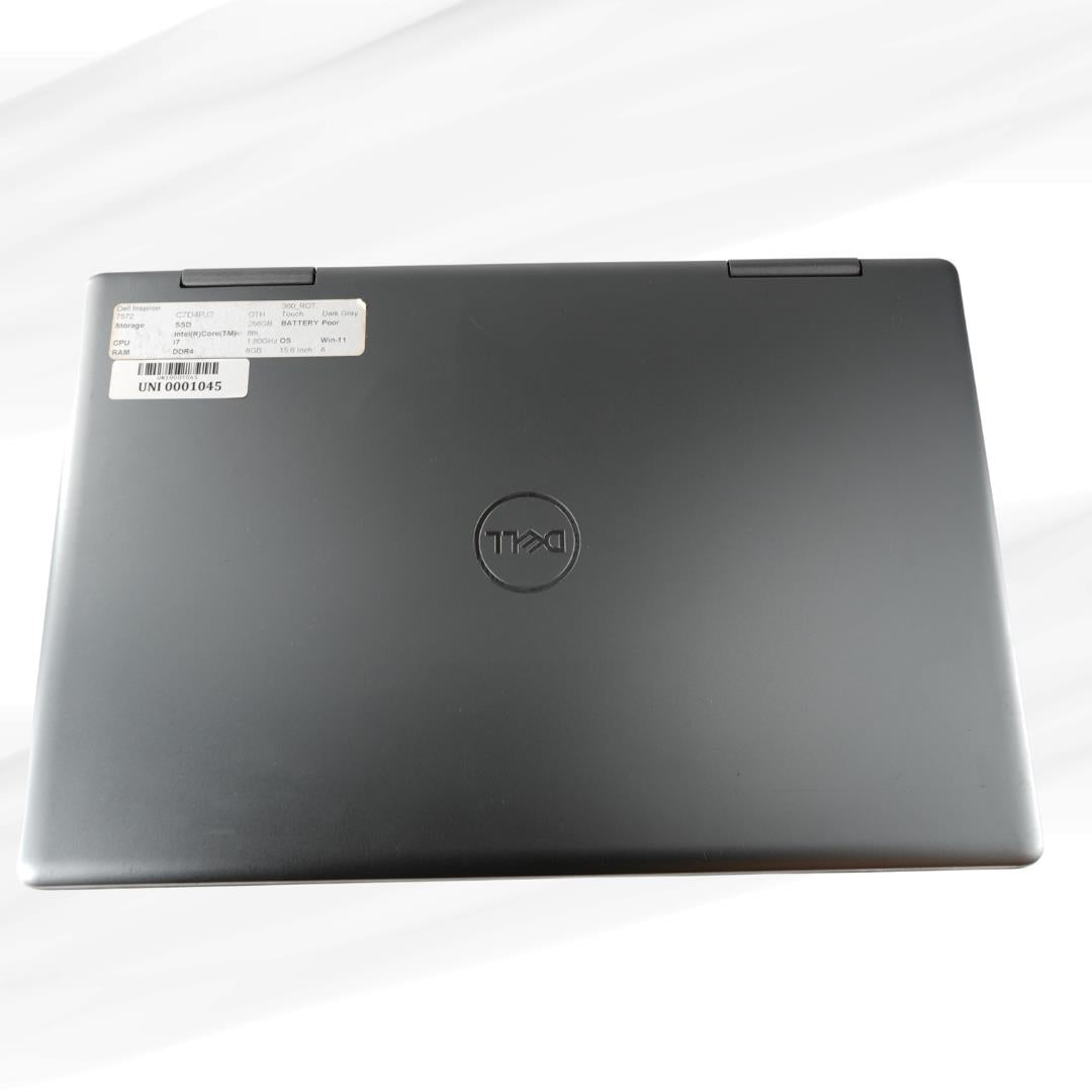 Dell Inspiron 7573 Business Laptop 15.6" i7-8550U, 8GB RAM 256GB SSD Win11 Pro🔥
